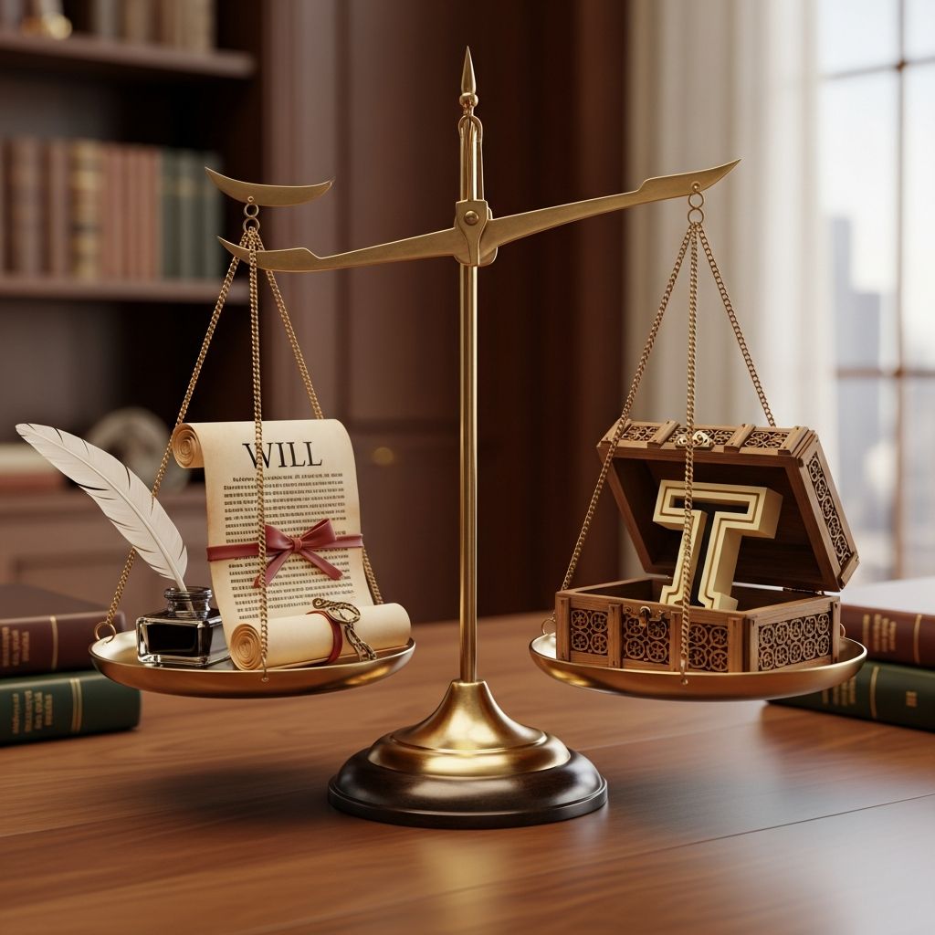 Understand the critical differences between wills and trusts to make informed estate planning decisions for your family's future.