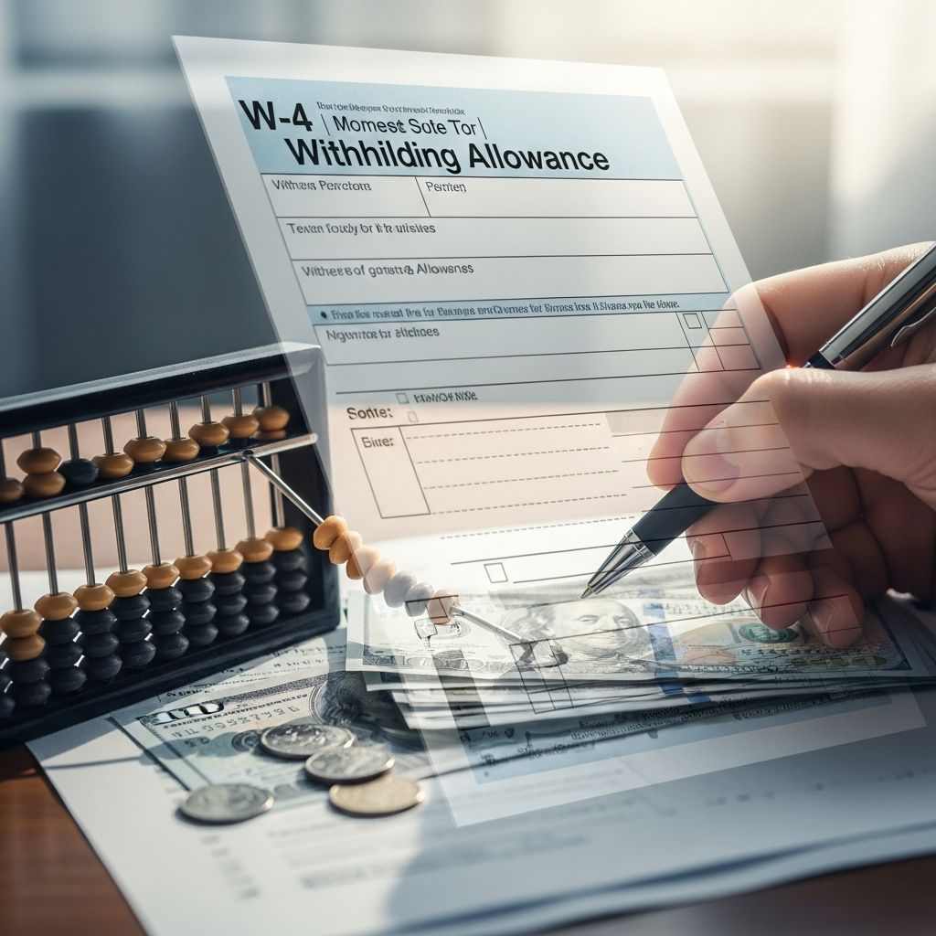 Understand withholding allowances and optimize your tax withholding strategy.