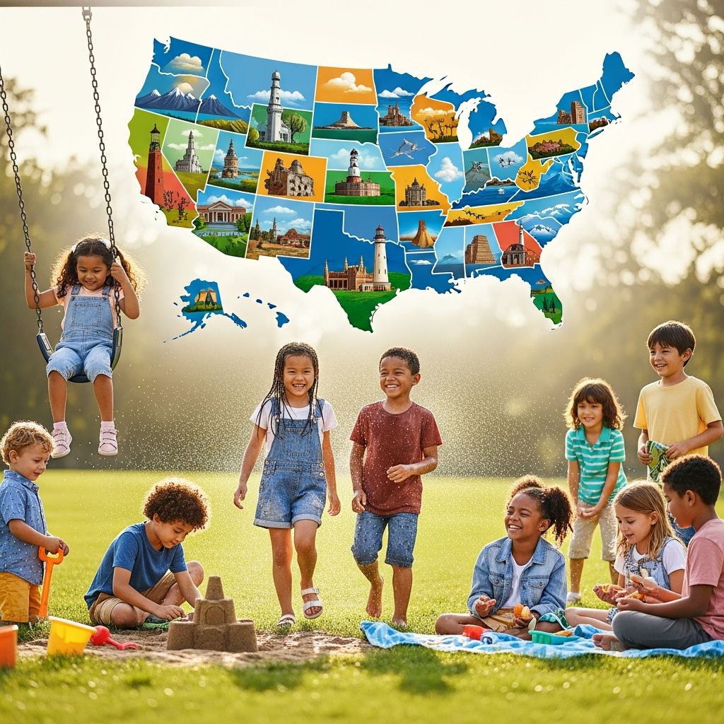 Explore the ten best U.S. states for raising children, based on education, safety, costs, healthcare, and family-friendly amenities.