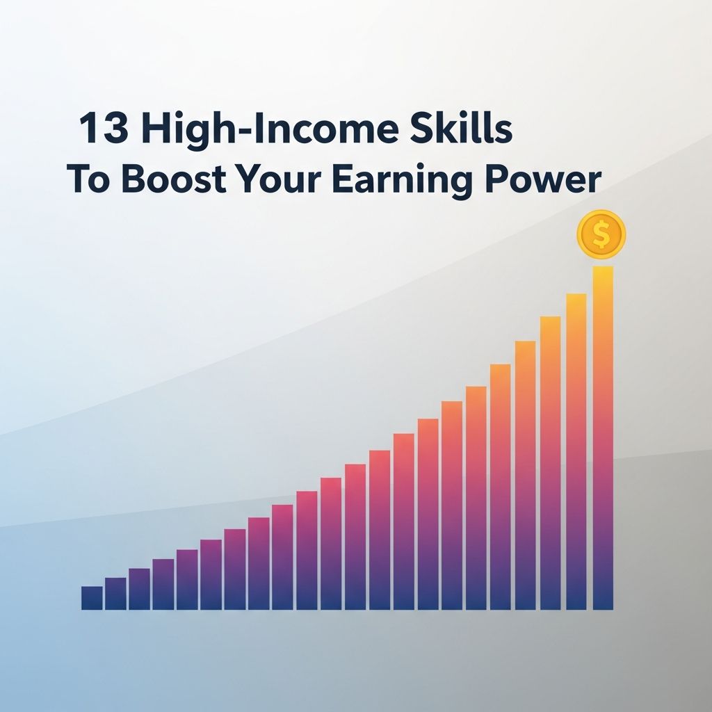 Discover 13 practical high-income skills, how they increase your earning potential, and simple steps to start learning them today.