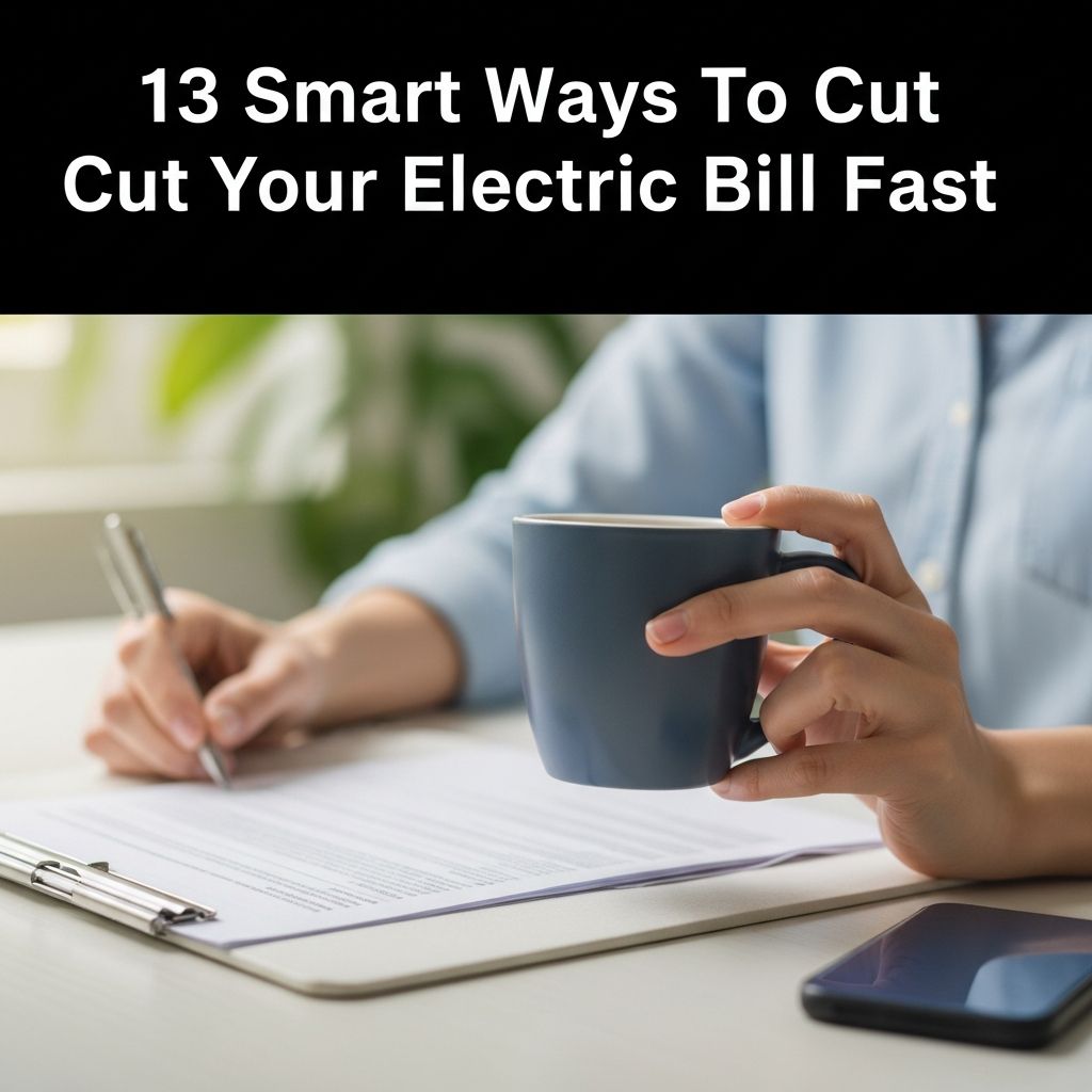 Discover practical, tried-and-true strategies to cut your electric bill, boost your budget, and reach your financial goals faster.