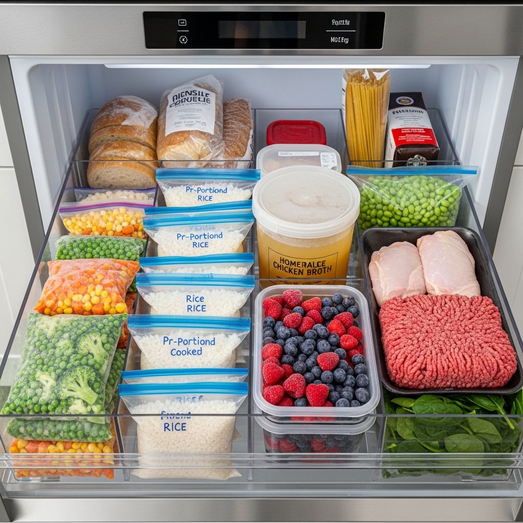 Stock your freezer with these 18 budget-friendly essentials to save money, reduce waste, and always have quick meals ready.