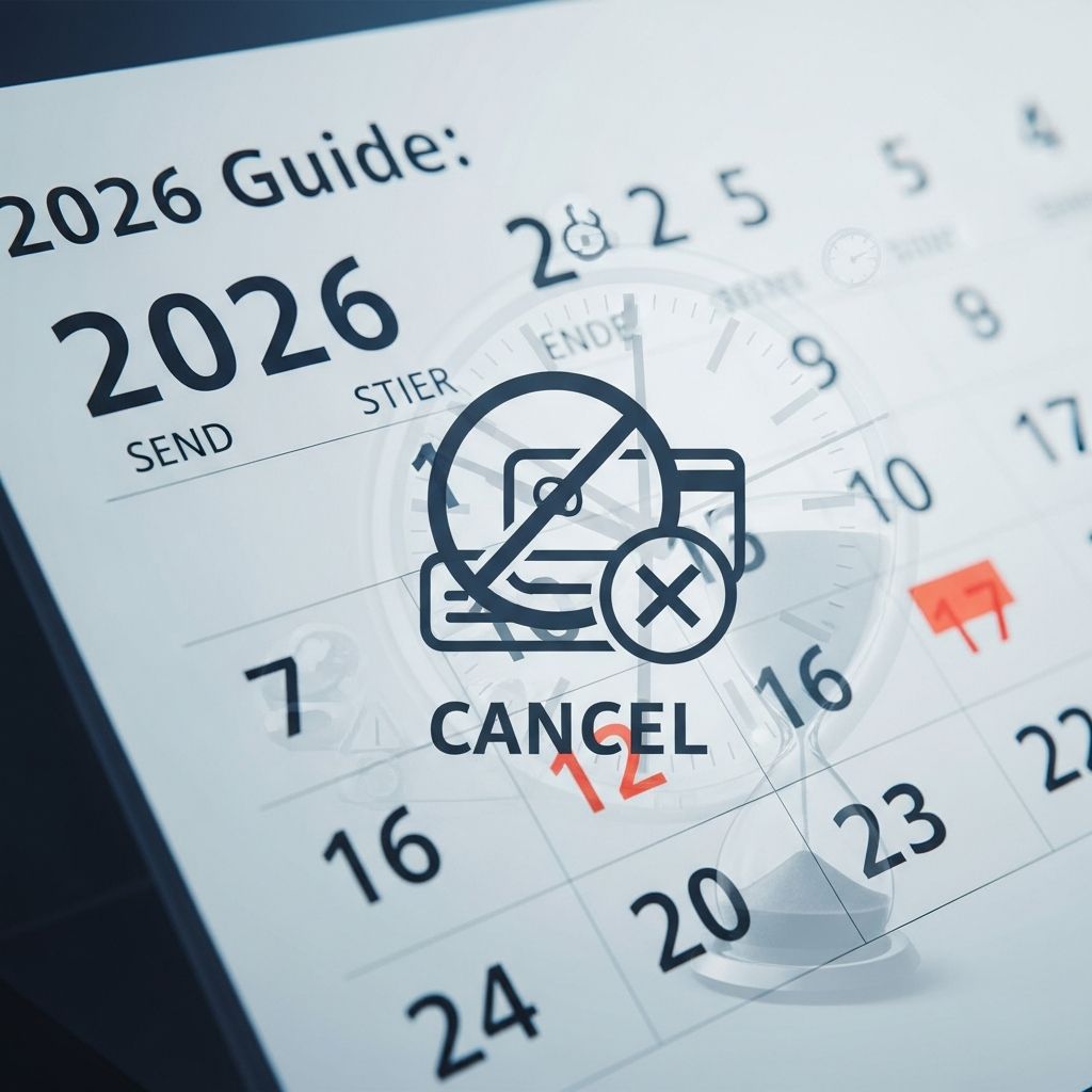 Master the art of canceling free trials in 2026 to avoid surprise charges and keep your budget intact effortlessly.