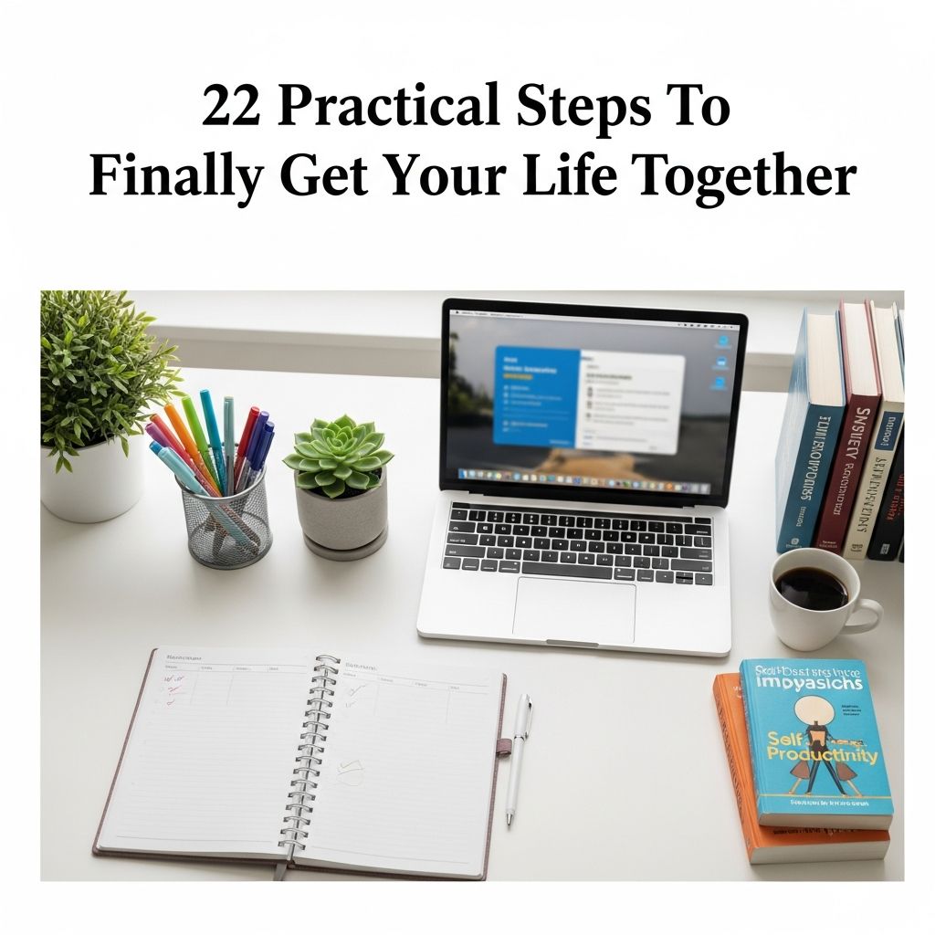 A practical, step-by-step guide to organizing your money, mindset, habits, and routines so you can finally feel in control.