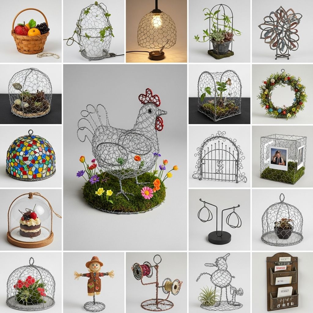 26 Ways to Use Chicken Wire Beyond the Coop Discover 26 budget-friendly chicken wire projects from garden to home decor.