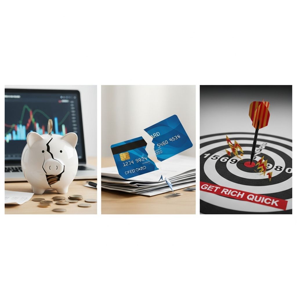 Avoid these common New Year's financial pitfalls that lead to failure and frustration in your money goals.