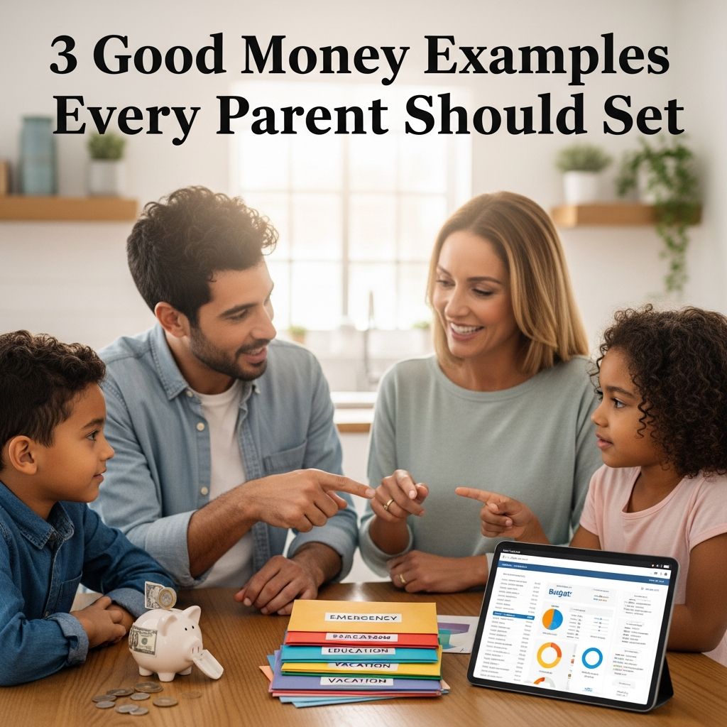 Discover three essential financial habits parents can model to equip children with lifelong money management skills and smart decision-making.