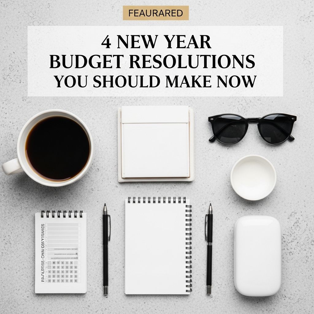 Unlock financial freedom this year with these four essential budget resolutions that deliver real results without overwhelming changes.