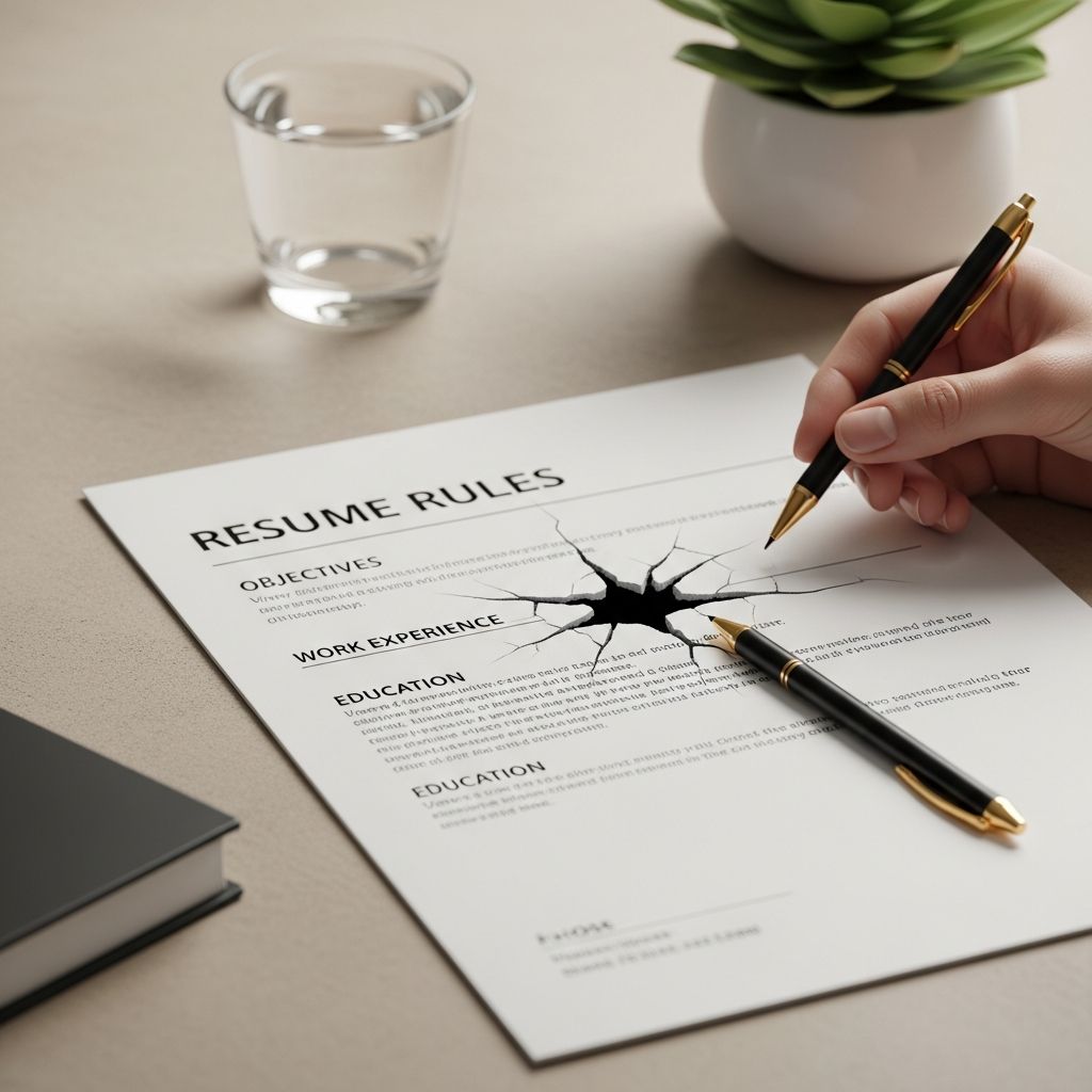 Discover the outdated resume rules holding you back and learn how breaking them can supercharge your job search success.