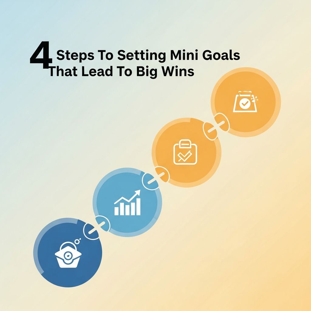 Learn how mini goals make big dreams achievable by breaking your ambitions into simple, motivating daily actions.