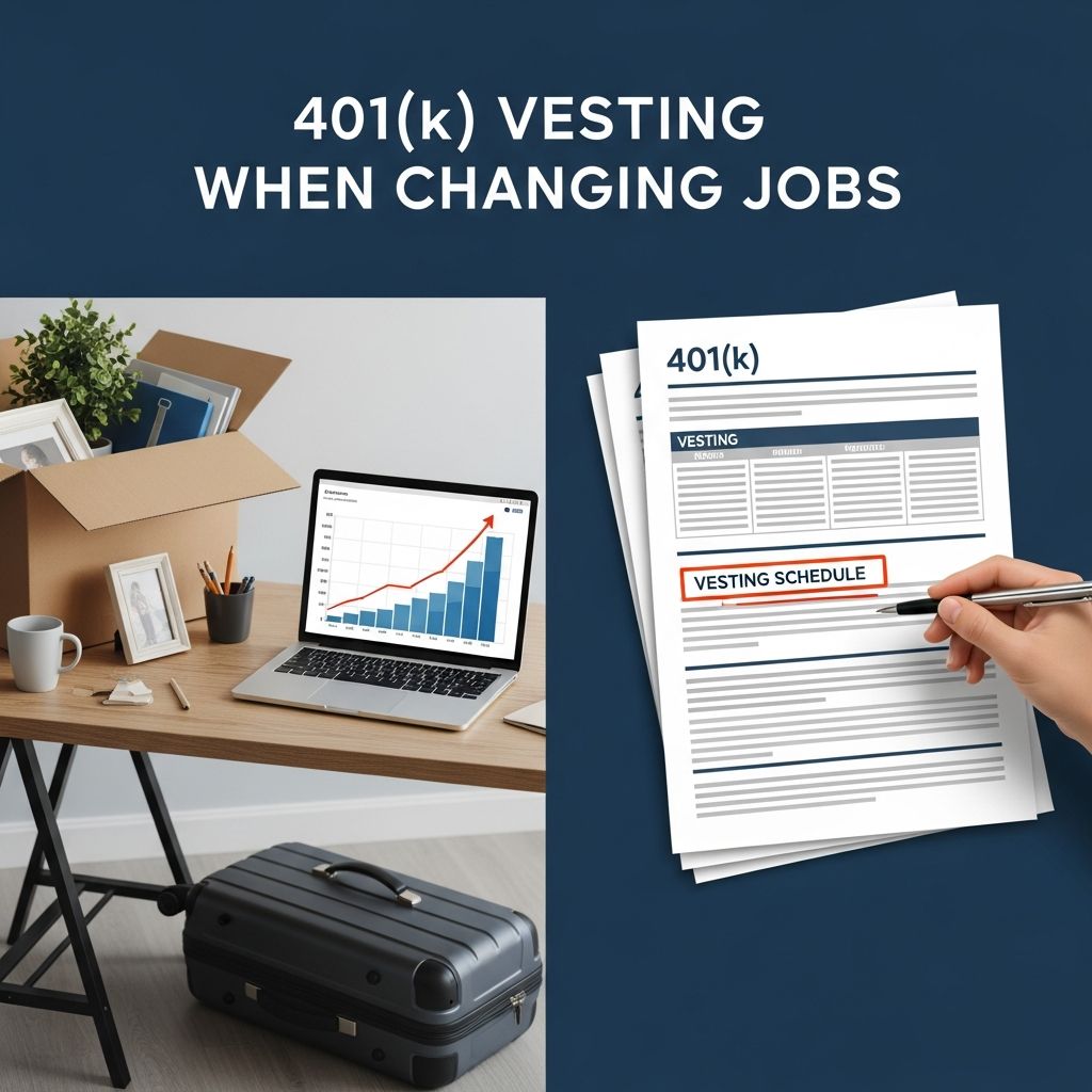 Understand 401(k) vesting schedules and options to maximize retirement savings when switching jobs.