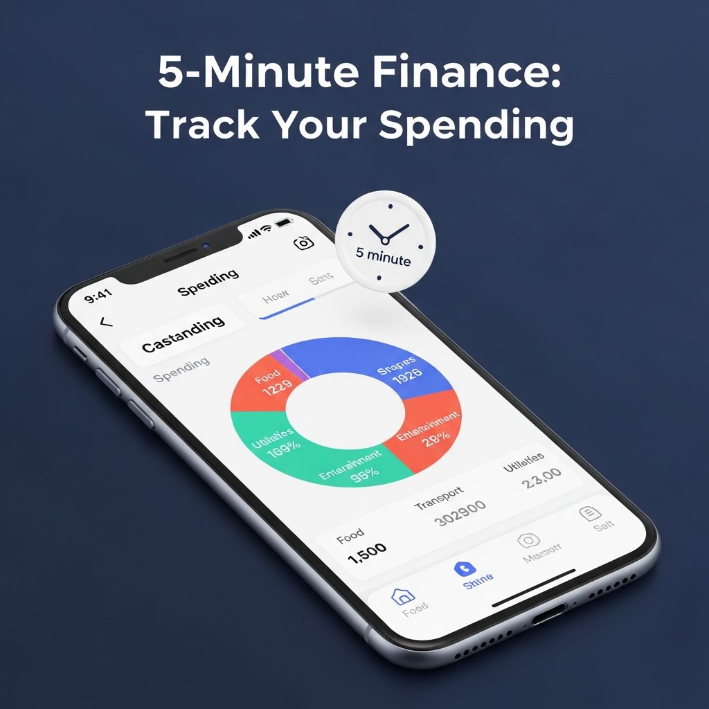 Master your money in just 5 minutes a day by tracking spending to uncover leaks, build budgets, and achieve financial freedom.