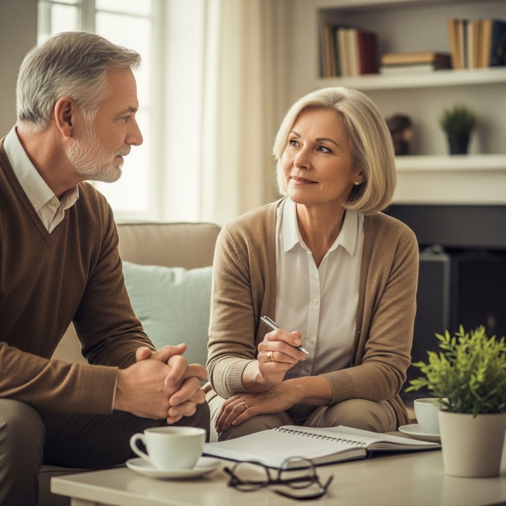 Essential discussions to align your retirement dreams, finances, and future security as a couple.