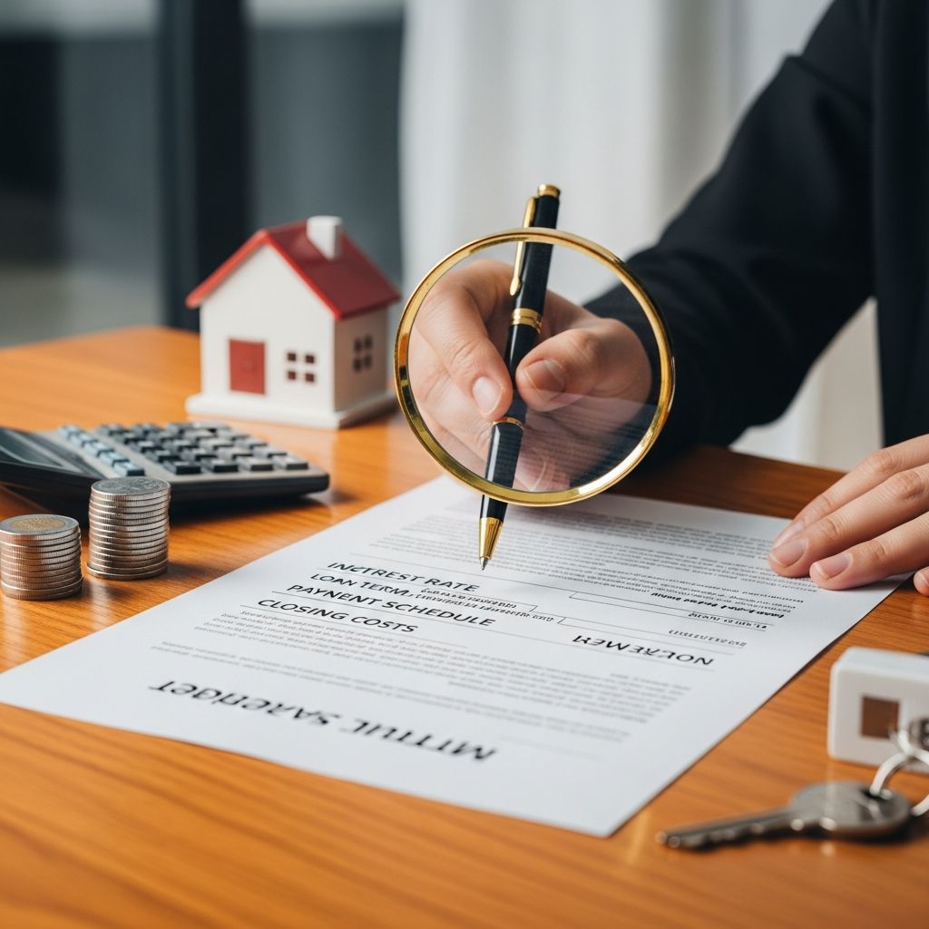 Avoid costly surprises by mastering these 5 critical mortgage details before signing your home loan documents.