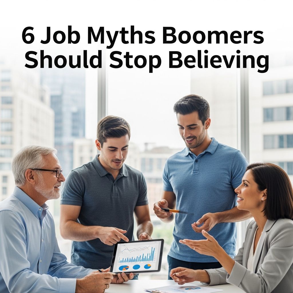 Baby boomers, shatter these outdated job myths holding you back from career success and fulfillment in today's dynamic workforce.