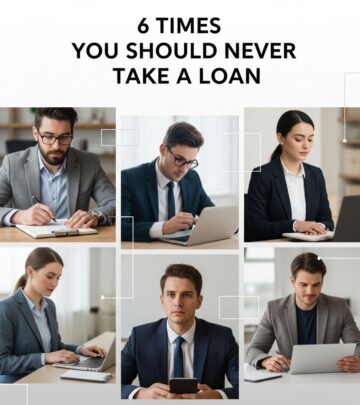 Avoid these 6 dangerous situations where taking a loan will lead to financial disaster and long-term debt traps.
