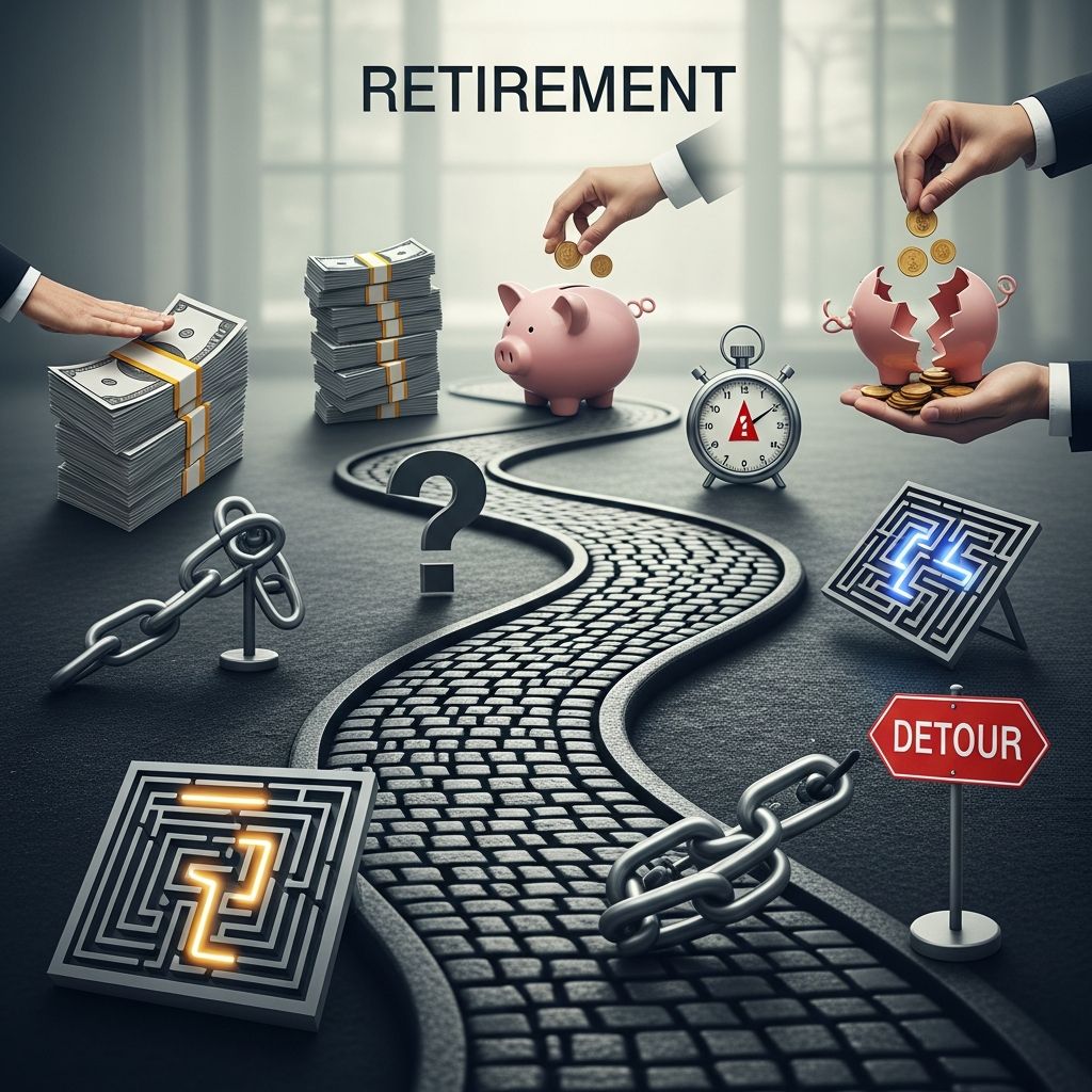 Identify the seven major obstacles blocking your path to a secure retirement and discover practical strategies to overcome them effectively.