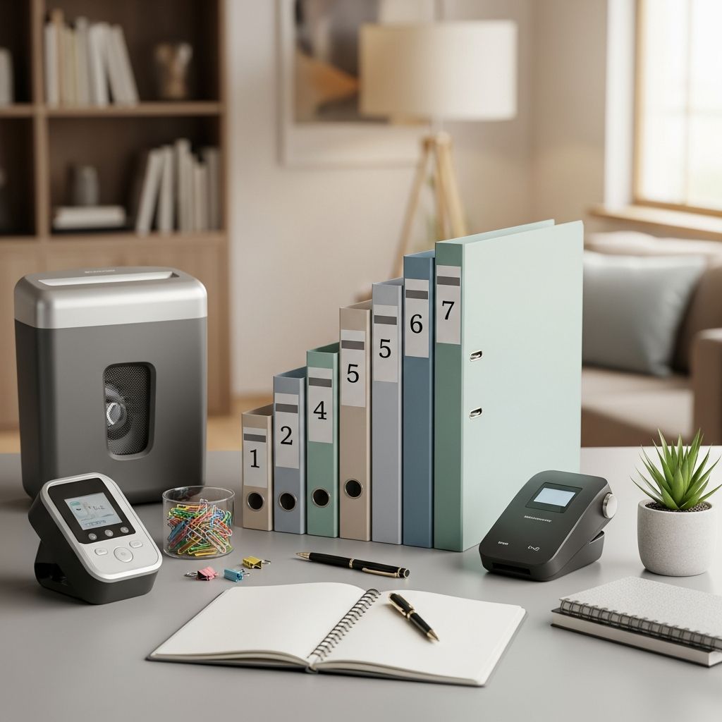 Learn how to tackle paper clutter, organize financial documents, and set up simple systems that keep your home paper-pile free.