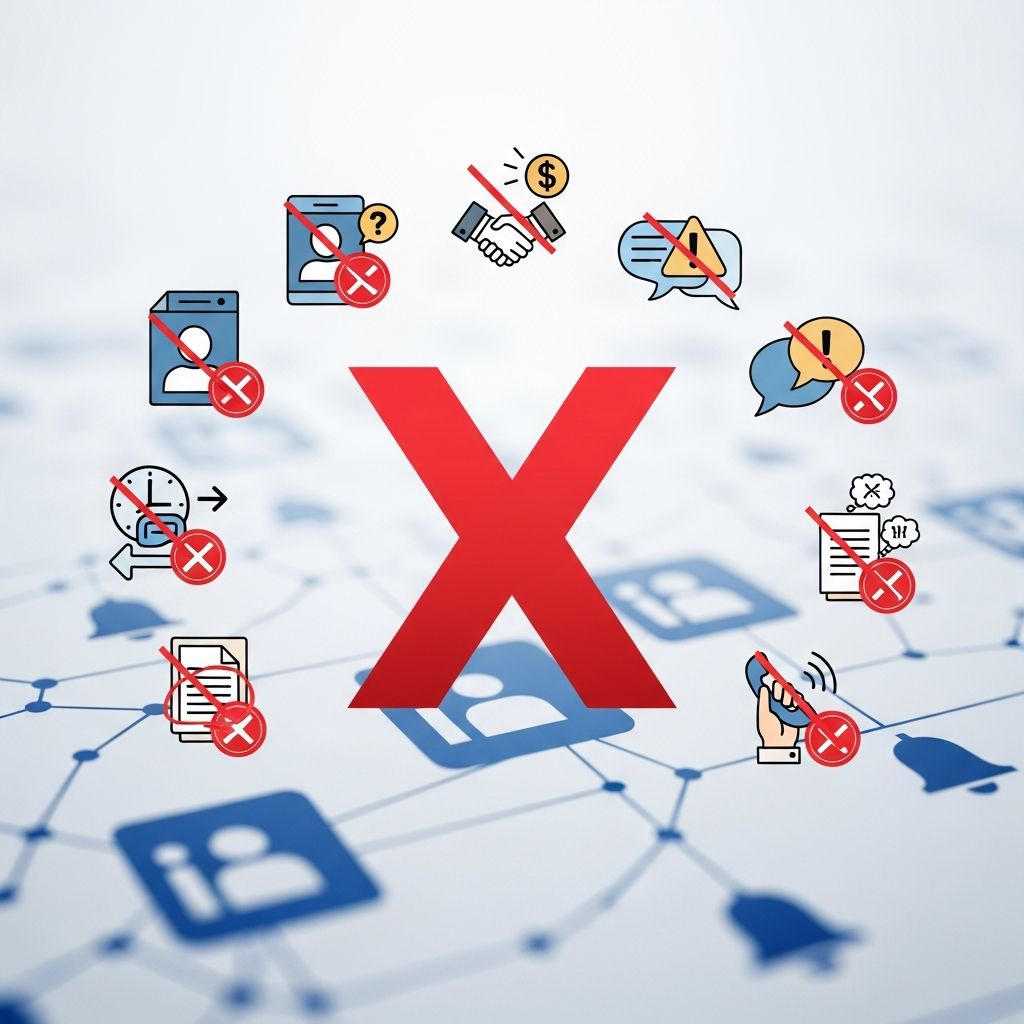 Avoid these critical LinkedIn mistakes to boost your professional profile, networking success, and career opportunities effectively.