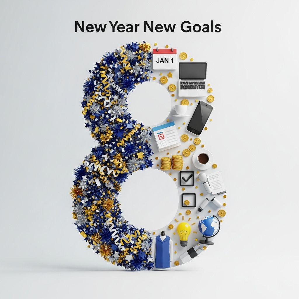 Elevate your freelance career in the new year with these 8 essential goals: from branding to financial security and work-life balance.