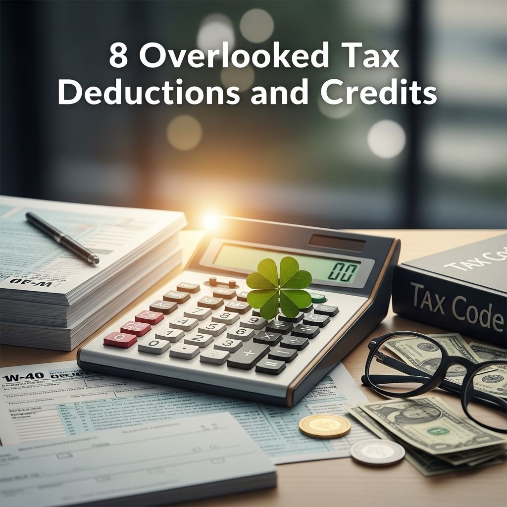 Discover eight commonly overlooked tax deductions and credits that could significantly reduce your tax bill and increase your refund.