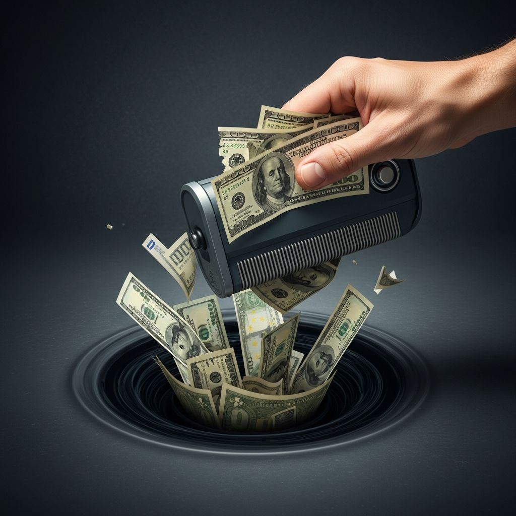 Break free from debt by identifying and eliminating these 8 common self-destructive habits that trap you in a cycle of financial struggle.