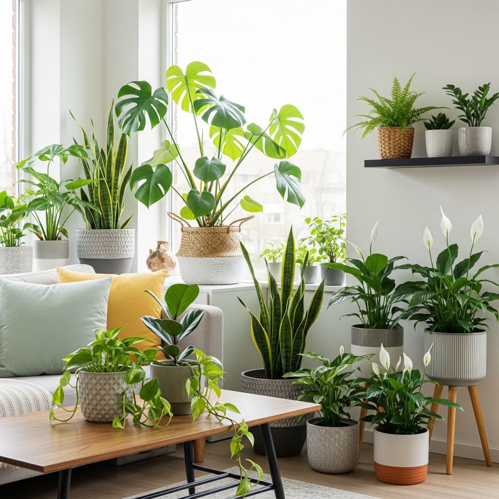 Boost your home's ambiance and health while saving money by strategically adding affordable houseplants to your living space.