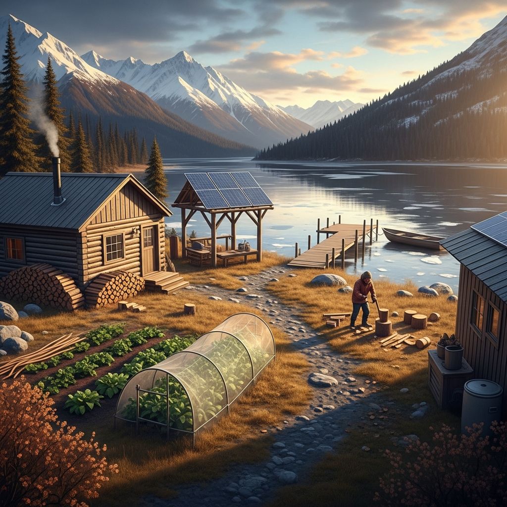 Discover how Alaskans thrive off-grid with solar power, self-built cabins, and smart saving strategies for ultimate independence.