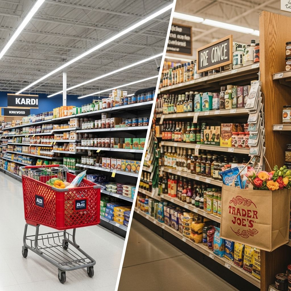 Aldi offers unbeatable prices on staples, while Trader Joe's shines with unique prepared meals and specialty items. Discover which budget grocery chain wins for your shopping needs.