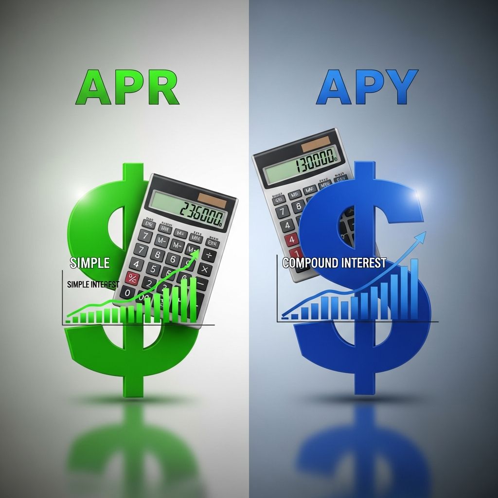 Understand APR vs. APY: Borrowers want low APR, savers seek high APY. Master these rates for smarter financial decisions.