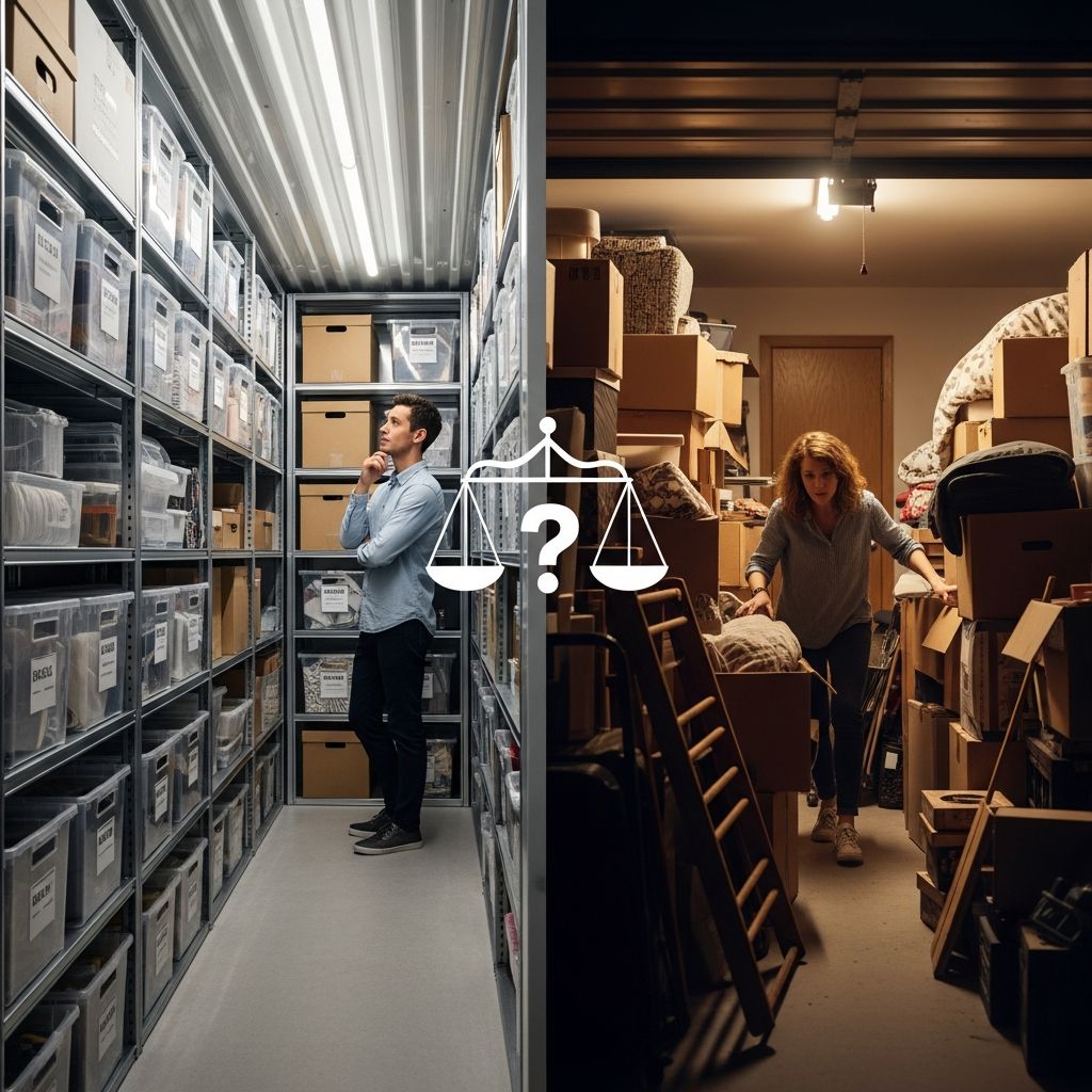Weigh the pros and cons of renting a storage unit to decide if it's a smart financial move for decluttering or downsizing.