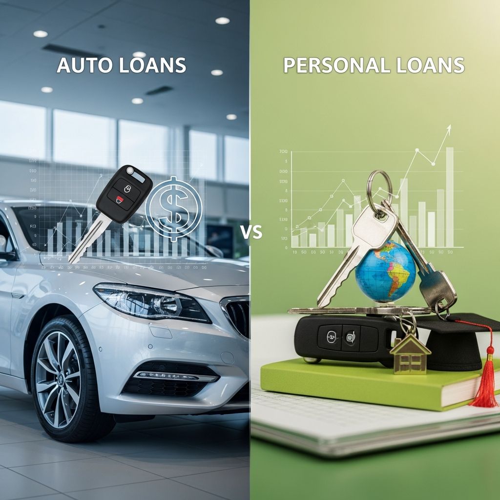 Understand the pros, cons, and key differences between auto loans and personal loans so you can choose the best way to finance your next car.