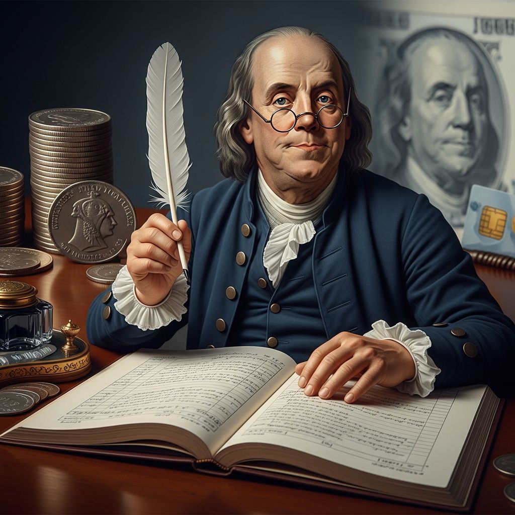Timeless wisdom from Benjamin Franklin on saving, spending wisely, and building wealth through frugality and industry.