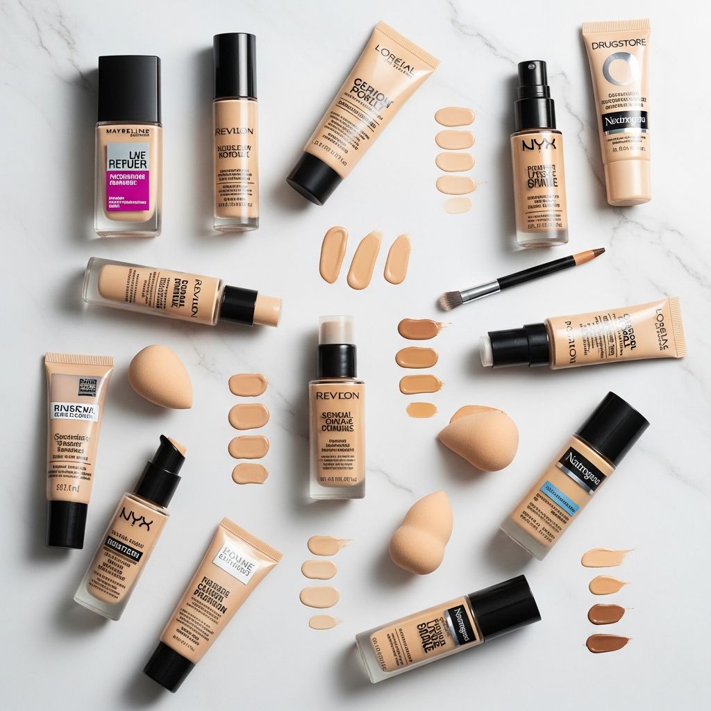Discover top-rated affordable foundations that deliver high-end performance without breaking the bank – perfect for every skin type and budget.