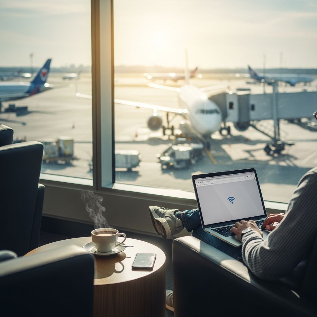 Master proven strategies to access free airport Wi-Fi and save money while traveling.
