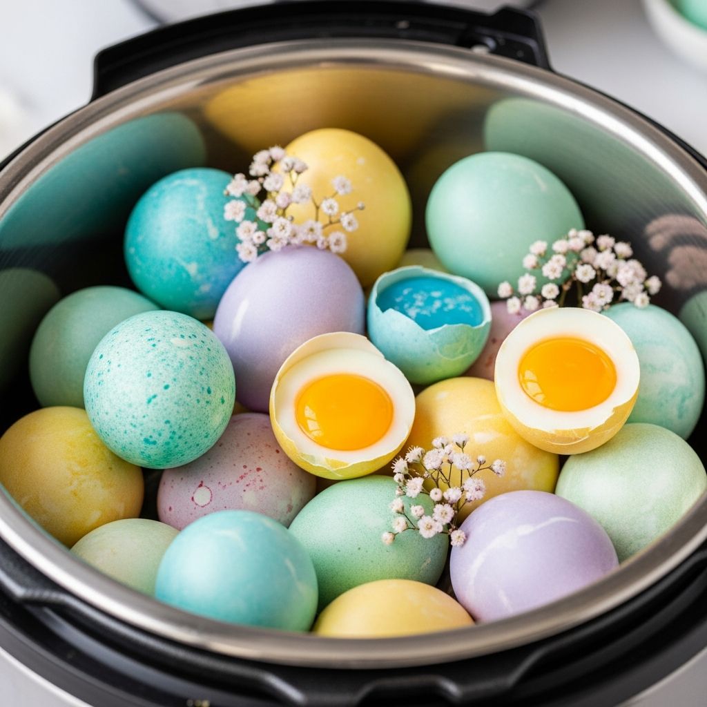 Discover frugal hacks for perfect hard-boiled Easter eggs using your Instant Pot, saving time, money, and cleanup hassle this holiday season.