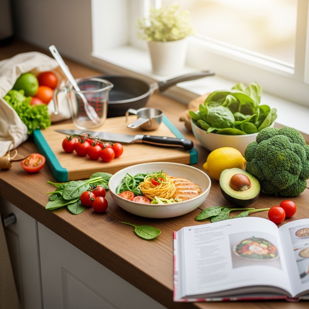 Smart strategies for singles to shop wisely, cook affordably, and eat nutritious meals without wasting money or food.