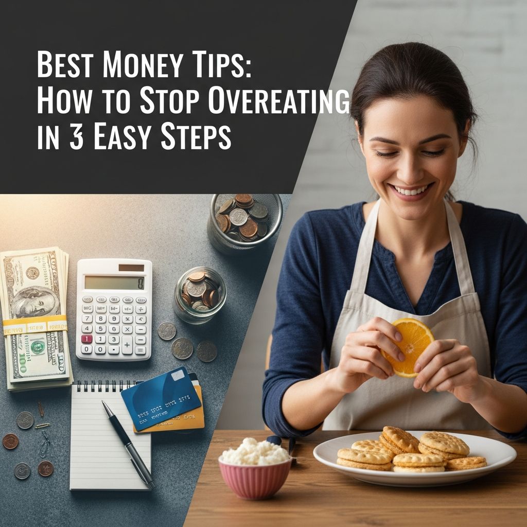 Discover three simple, effective steps to curb overeating, save money on groceries, and improve your health and wallet simultaneously.