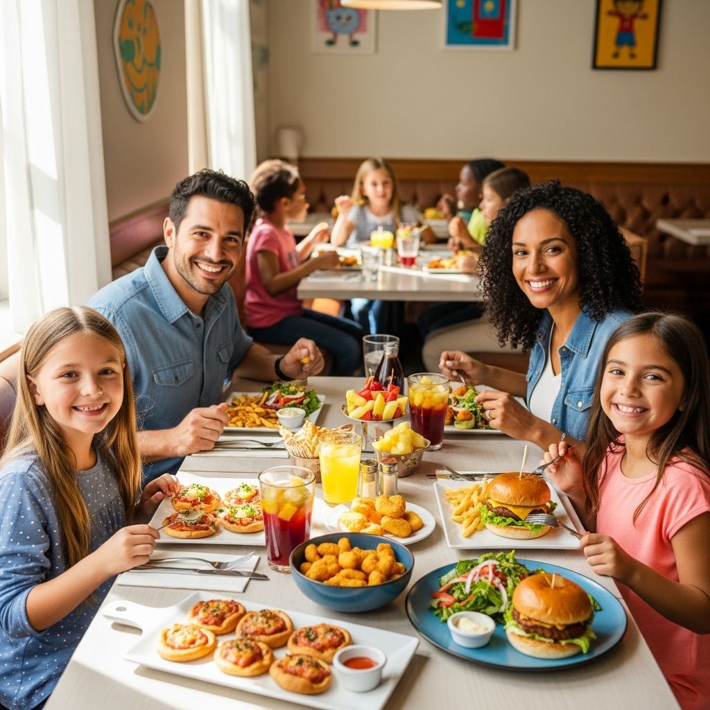 Discover 55+ restaurants offering free kids meals daily, weekly, and special occasions to help families save money on dining.
