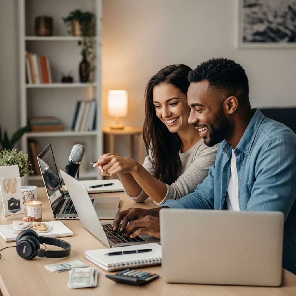 Discover practical side hustles couples can start together to earn more, save faster, and strengthen their relationship.