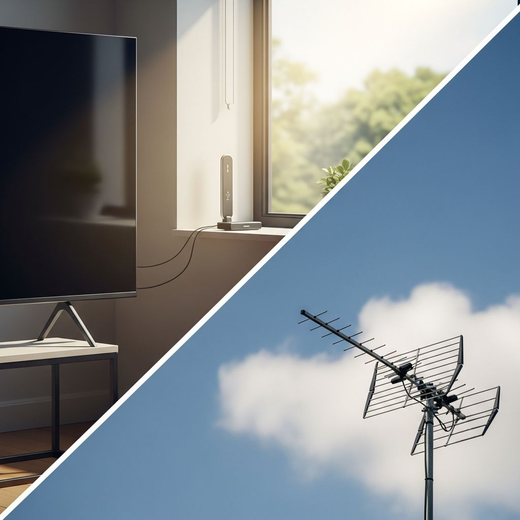 Cut cable bills with top-rated indoor and outdoor TV antennas for free HD channels up to 100+ miles.