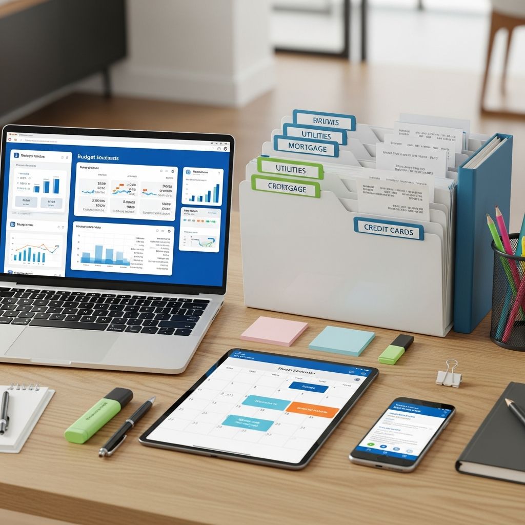 Practical strategies, tools, and routines to organize your bills, avoid late fees, and stay in full control of your money.