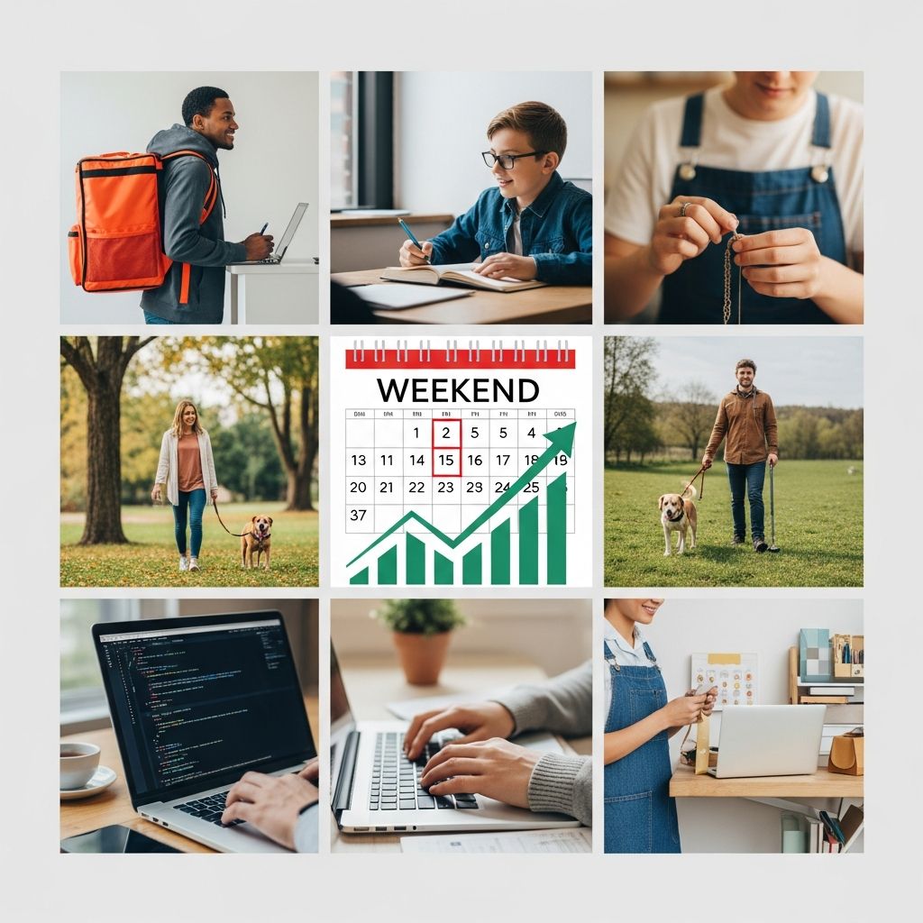 Discover flexible weekend side jobs you can start quickly to earn extra income without sacrificing your full-time career.