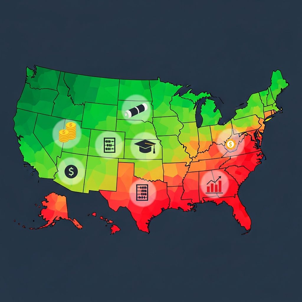 Discover which states lead in financial literacy and which lag behind, based on policies, education, and economic resilience.