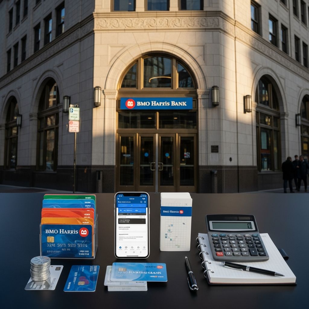 In-depth look at BMO Harris Bank’s accounts, rates, fees, digital tools, and how it compares to other national banks.