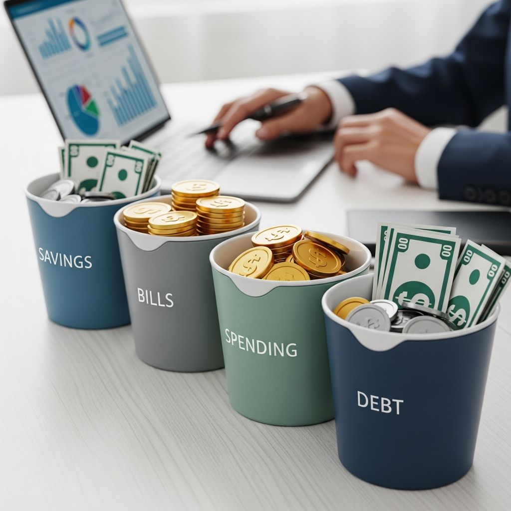 Master bucket budgeting to take control of your money and achieve your financial goals systematically.