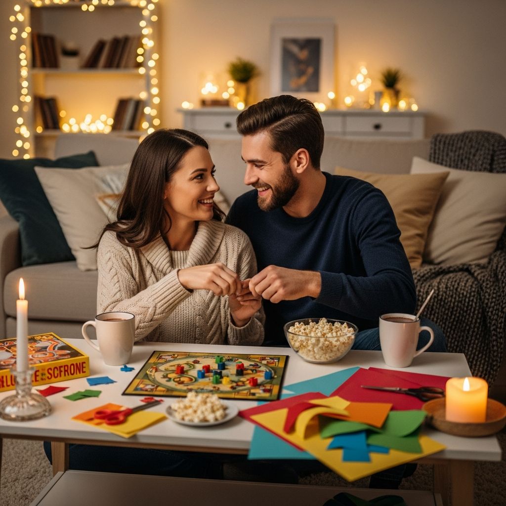 Discover 43 creative, romantic, and budget-friendly at-home date night ideas to connect with your partner without overspending.
