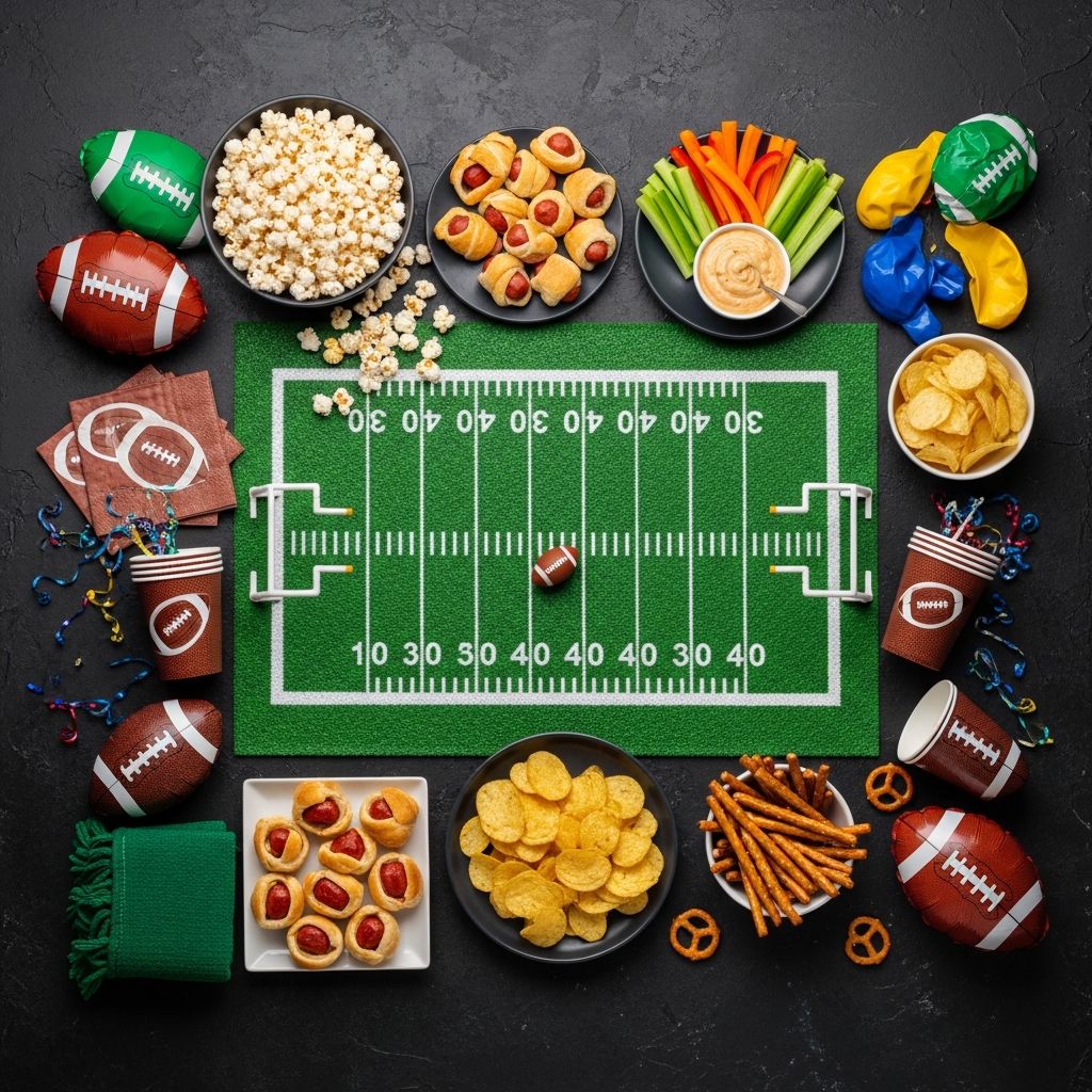 Host an epic Super Bowl party without breaking the bank: smart tips on food, decor, drinks, and games for game day fun.