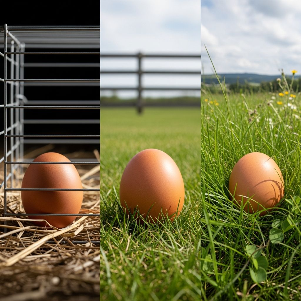 Cage-Free vs. Free-Range vs. Pasture-Raised Eggs Unpack egg labels like cage-free, free-range, and pasture-raised to make informed choices that balance cost, nutrition, and animal welfare.