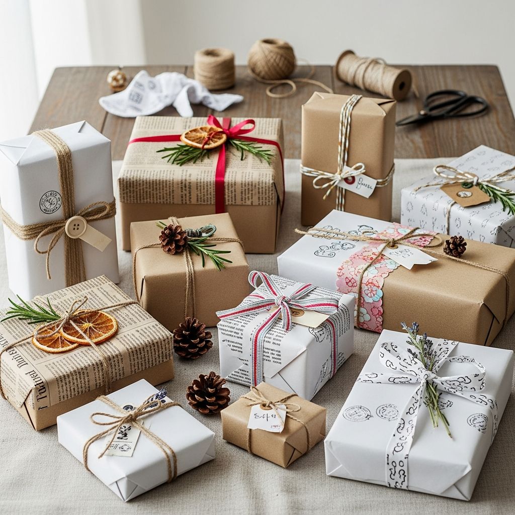 Discover affordable gift wrapping solutions using items you already have at home.